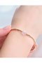 Heliophilia Silver Pulsera de Latón y Circonio Dorado